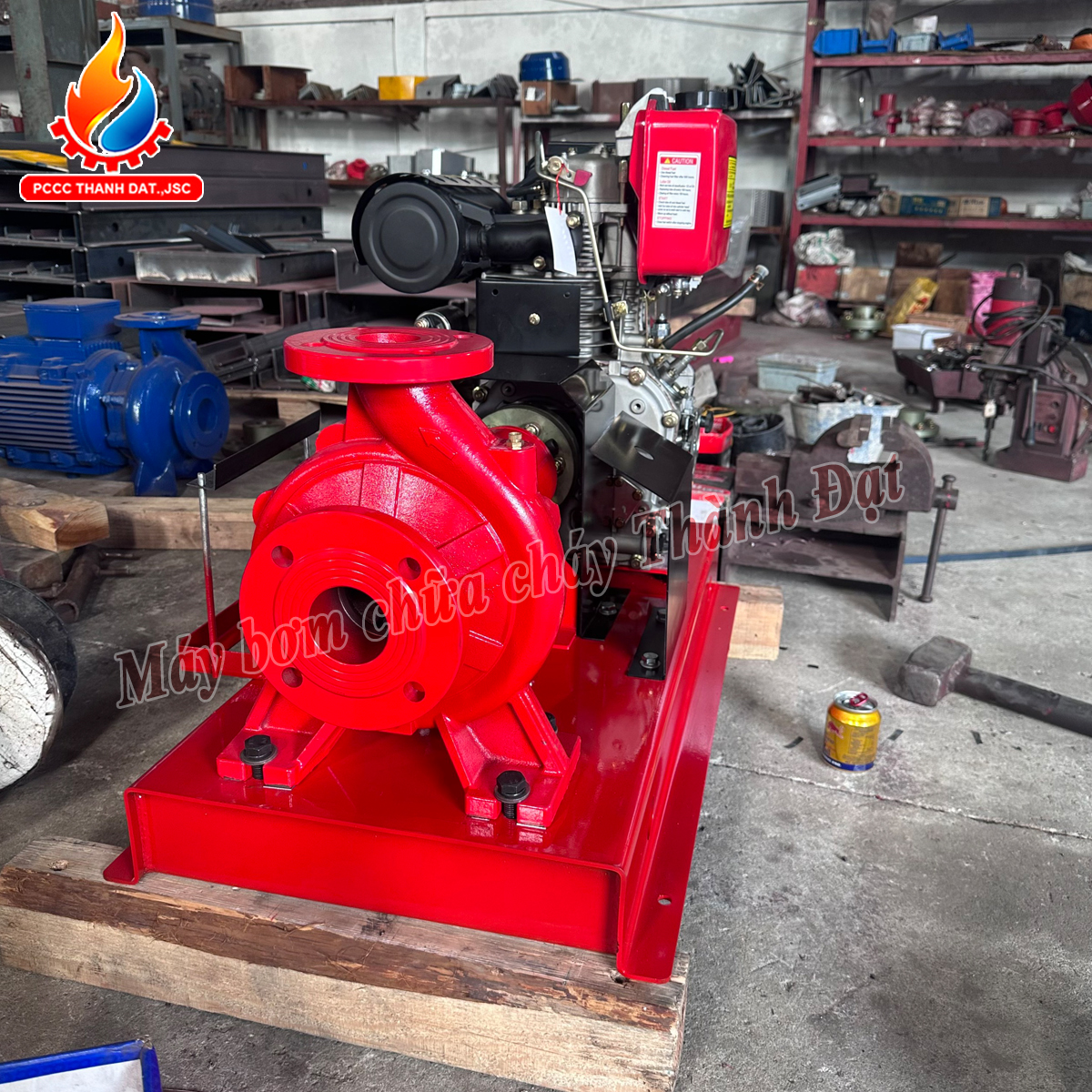 Bơm cứu hỏa diesel Weifang 25HP 18.5KW đầu bơm CA50-250B