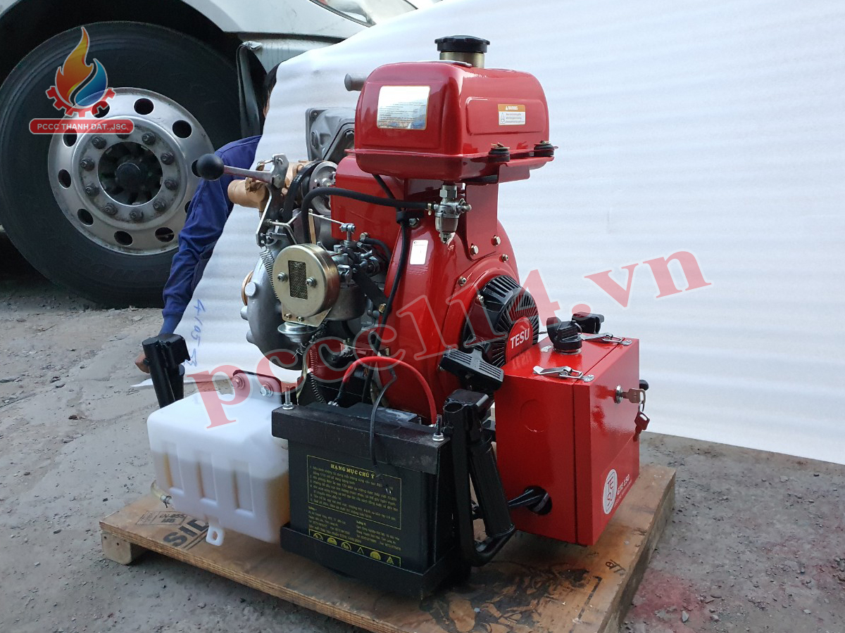Máy bơm chữa cháy xăng Tesu GTE150  Máy bơm chữa cháy xăng Tesu GTE150