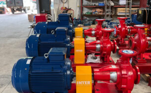 Lựa chọn máy bơm chữa cháy động cơ điện theo QCVN 03:2023/BCA