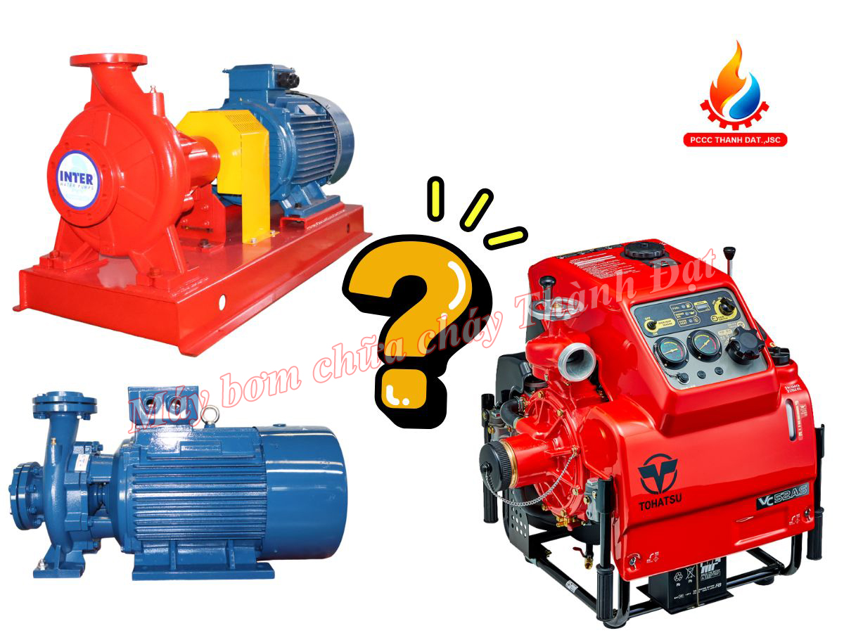 So sánh bơm chữa cháy điện và bơm xăng