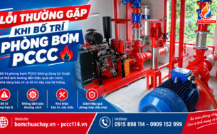 Lỗi thường gặp khi bố trí phòng bơm PCCC và cách khắc phục