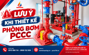 Lưu ý khi thiết kế phòng bơm PCCC
