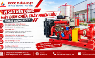 Lý do nên dùng máy bơm chữa cháy nhiên liệu cho hệ thống PCCC