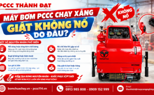 Máy bơm PCCC chạy xăng giật không nổ do đâu