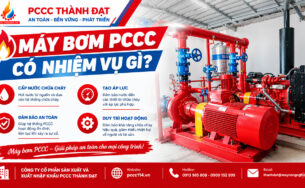Máy bơm PCCC có nhiệm vụ gì?