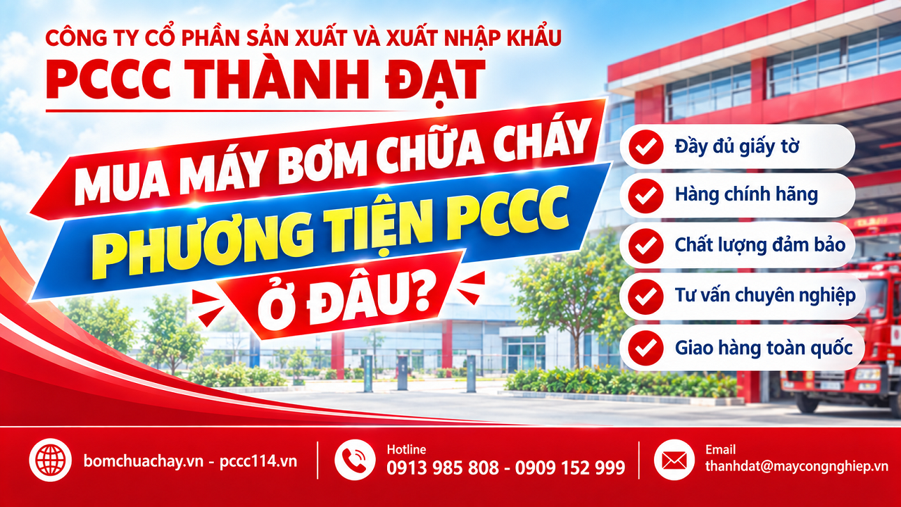 Máy bơm chữa cháy có giấy phép lưu thông phương tiện PCCC mua ở đâu Máy bơm chữa cháy có giấy phép lưu thông phương tiện PCCC mua ở đâu