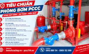 Tiêu chuẩn phòng bơm PCCC cần biết